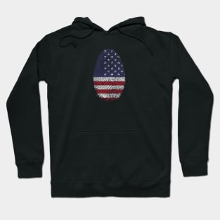 American Independence Day Flag Fingerprint Freedom Hoodie